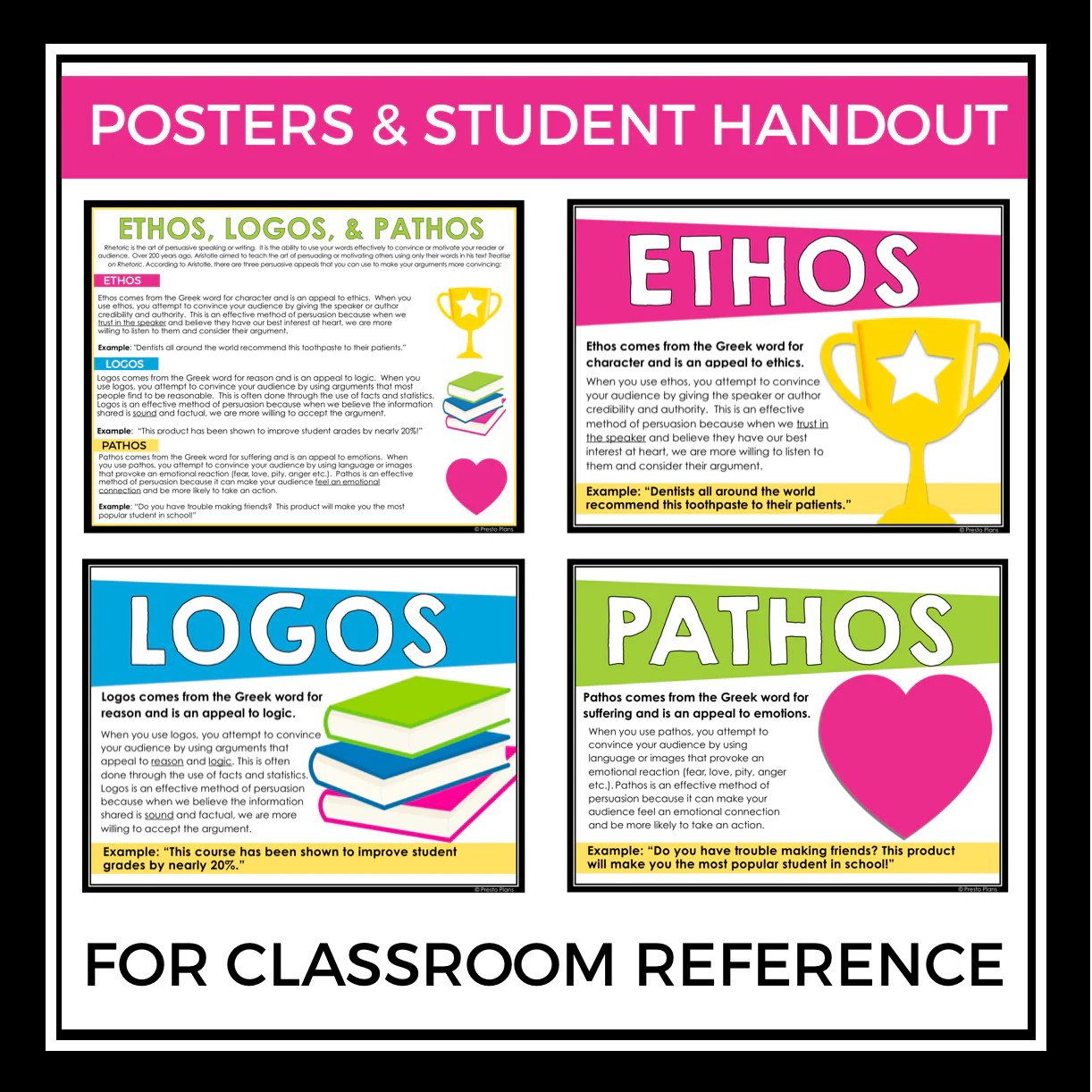 Ethos pathos logos worksheet answers