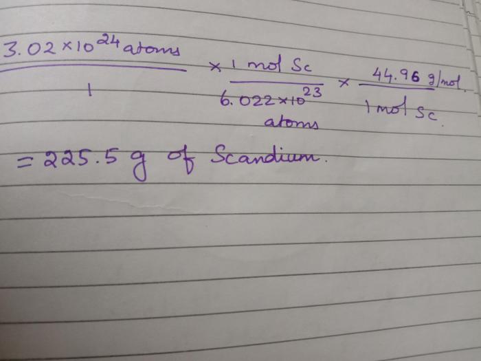 How many atoms are in 0.340 moles of sodium